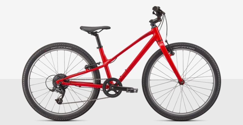 Dětské kolo SPECIALIZED Jett 24 Gloss Flo Red/Black 2022