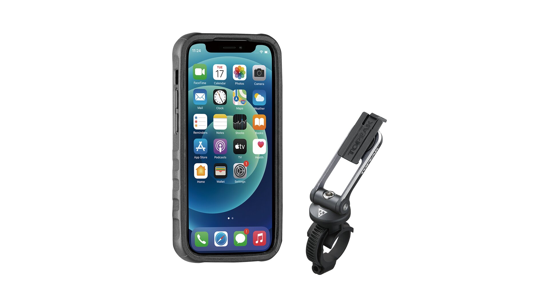 Držák telefonu s pouzdrem TOPEAK RideCase Mini pro iPhone 12