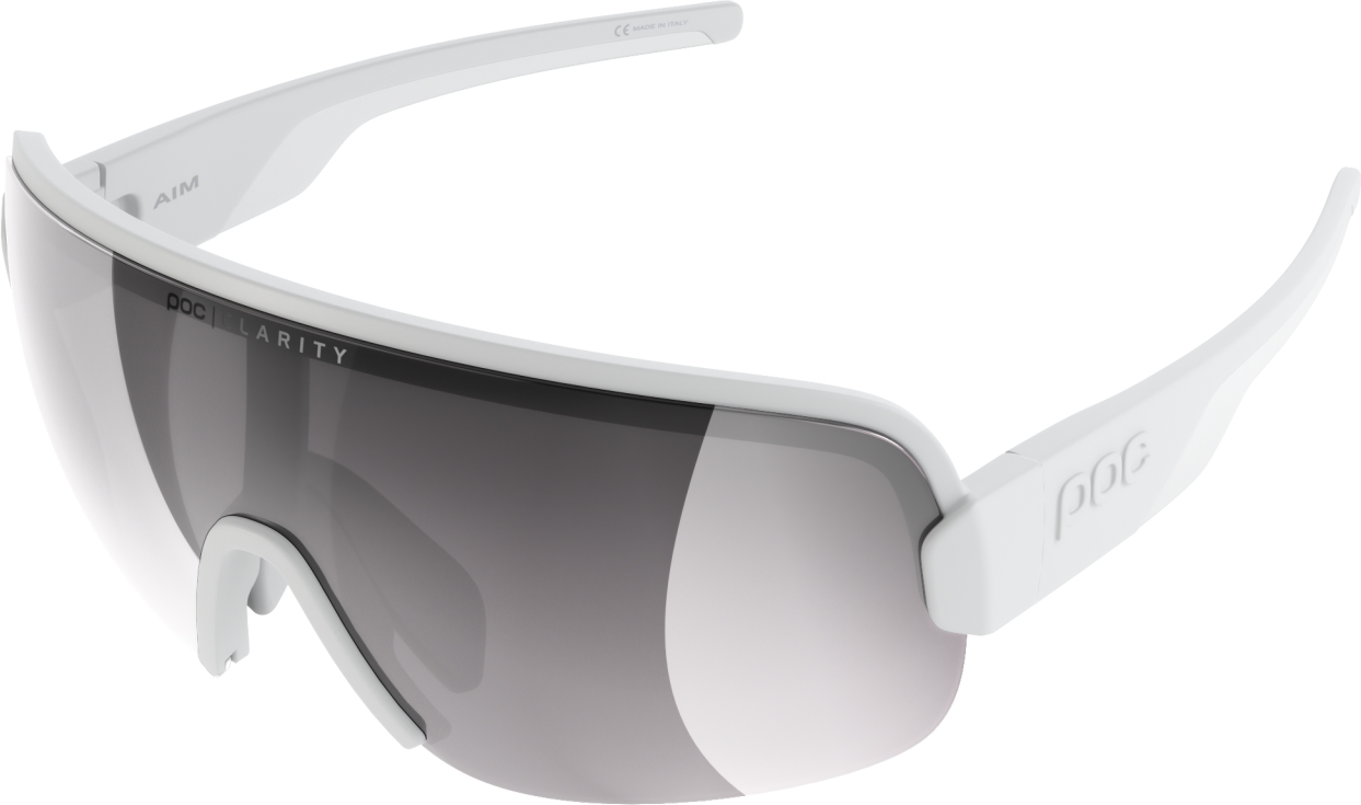 Brýle POC Aim Hydrogen White/Clarity Road/Sunny Silver ONE