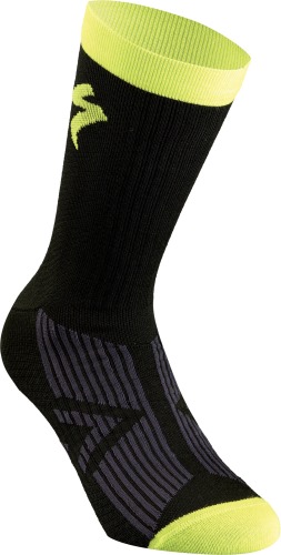 Zimní ponožky SPECIALIZED SL Elite Black/Hypergreen