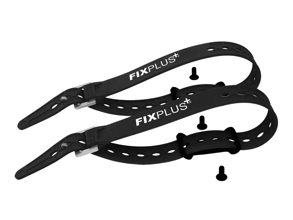FIXPLUS Držák + stahovací páska fixplus 46 cm černá 2ks
