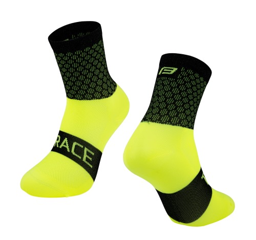 Ponožky FORCE TRACE černo-fluo01