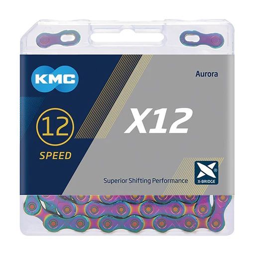 Řetěz KMC X12 Aurora 12s 126 článků