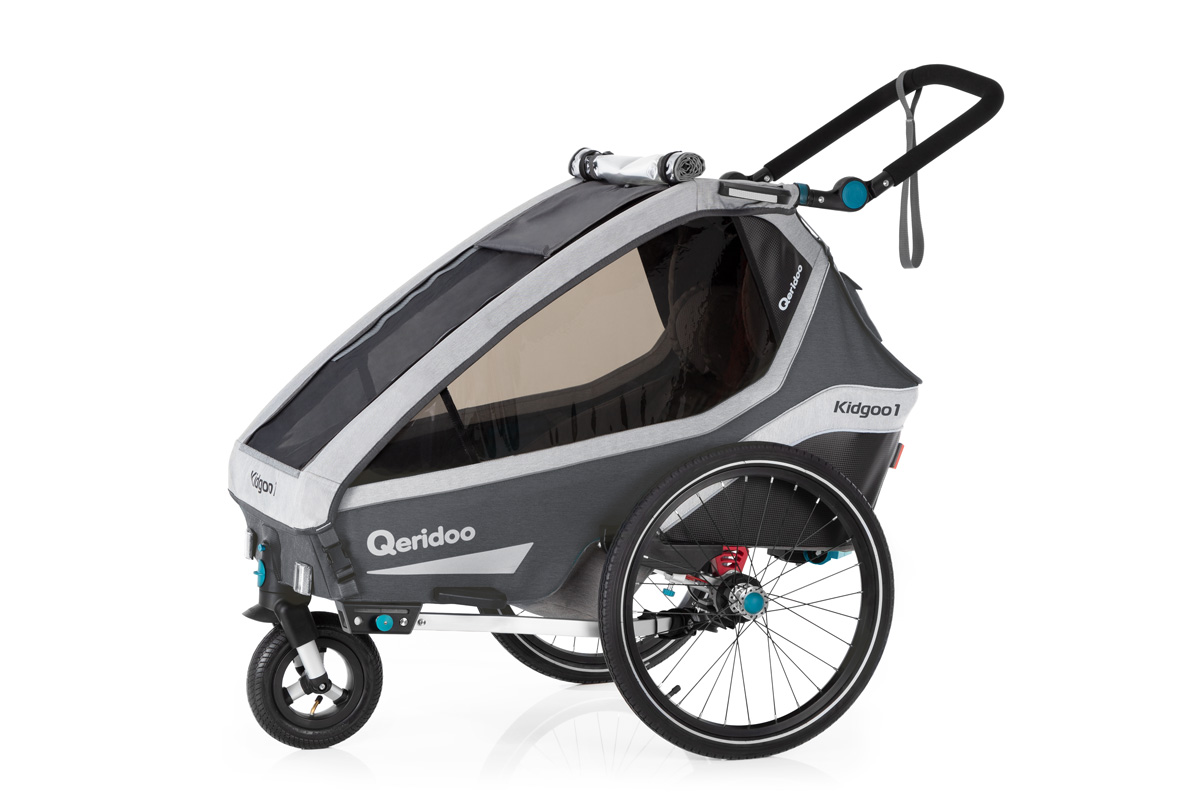 Dětský vozík QERIDOO KidGoo1 Steel Grey
