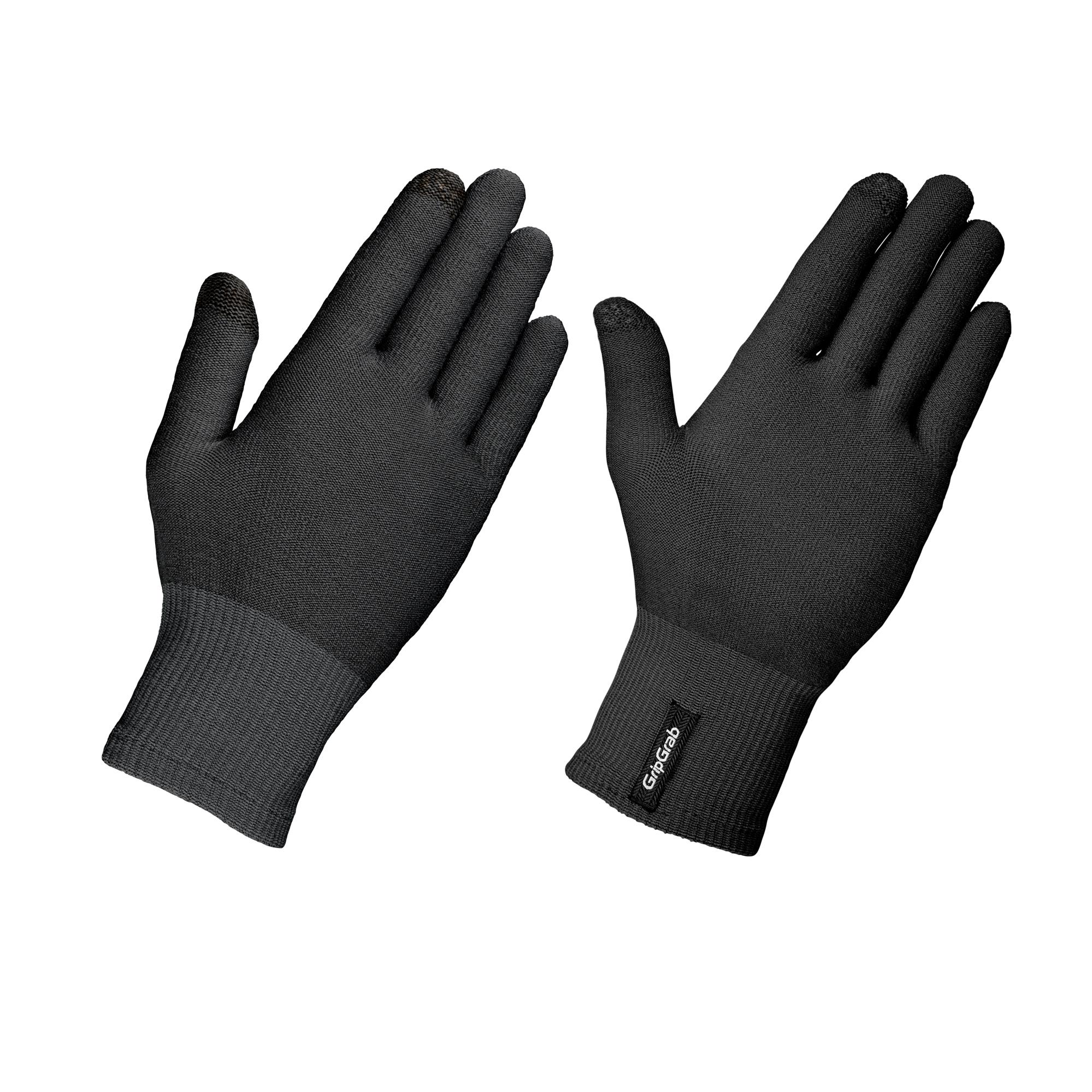 Zimní rukavice GRIP GRAB Merino Liner černé XL-XXL