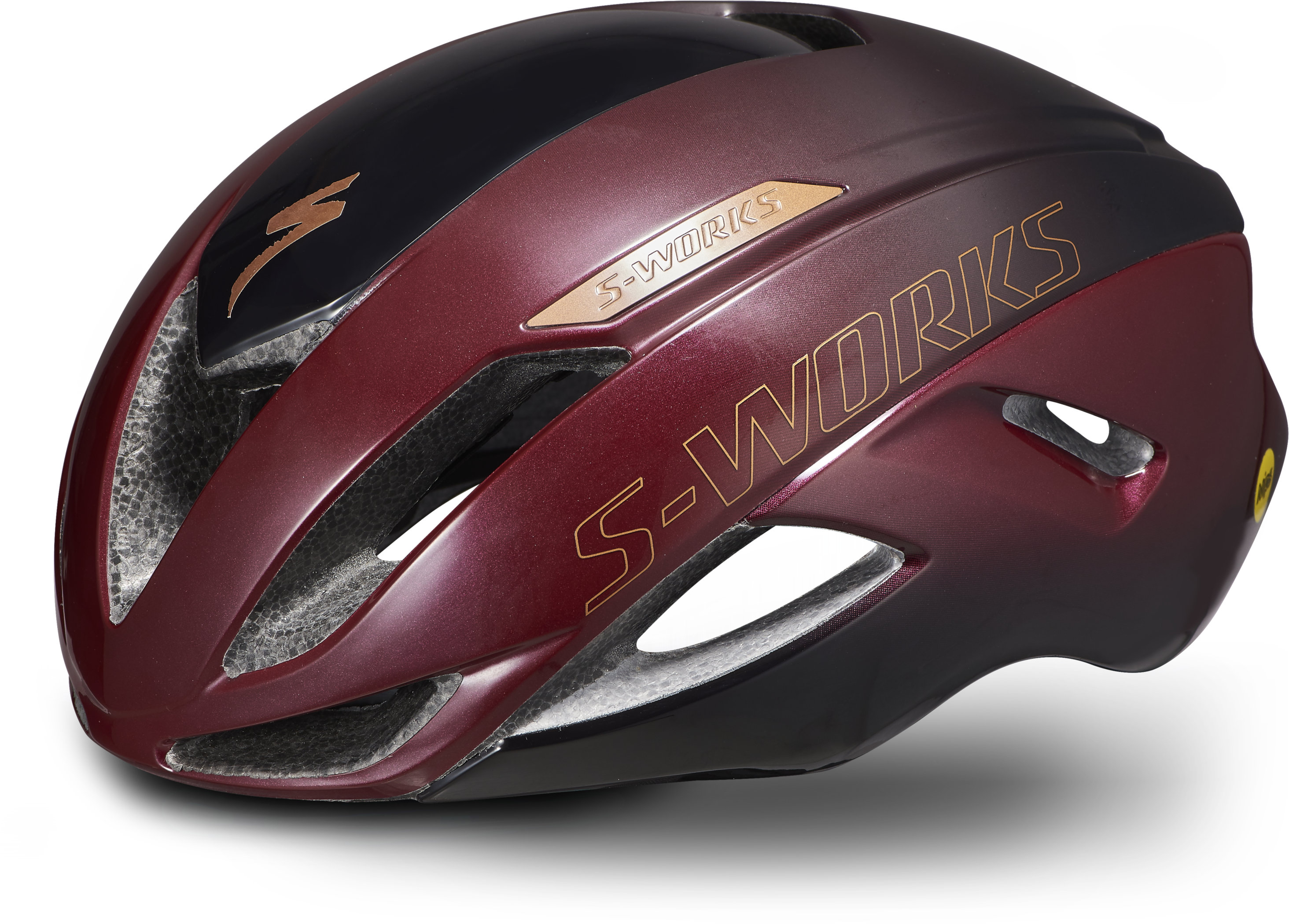 Přilba SPECIALIZED S-Works Evade II ANGi Ready MIPS Gloss Maroon/Matte Black L