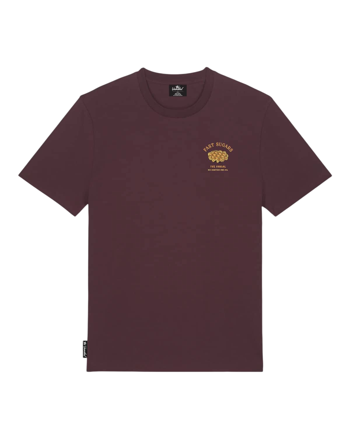 THE VANDAL Triko the vandal fast sugar dark burgundy m