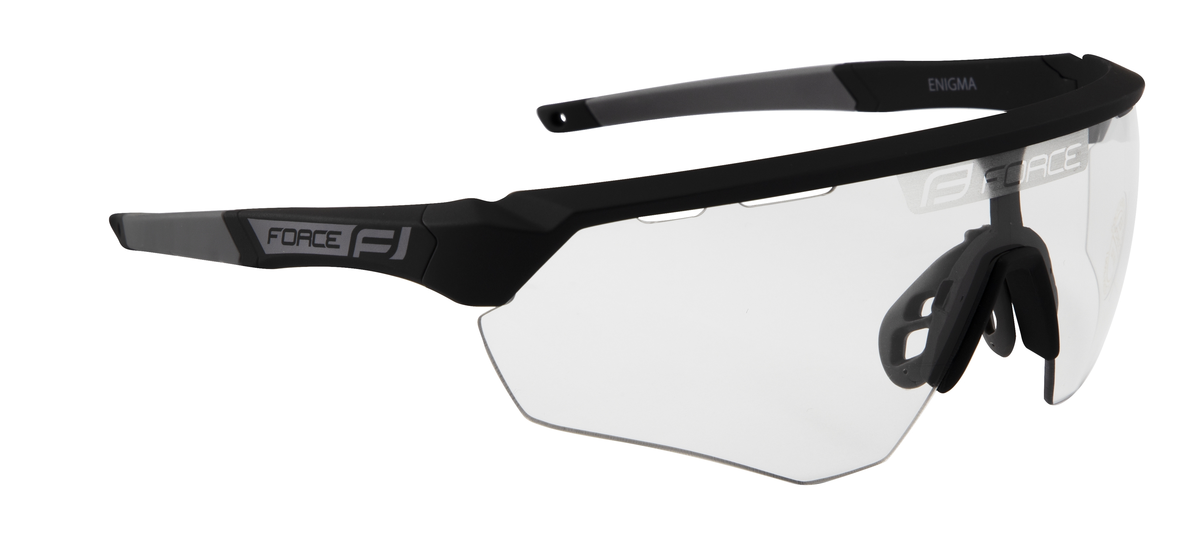 Brýle FORCE ENIGMA černo-šedé matné, fotochromatická skla