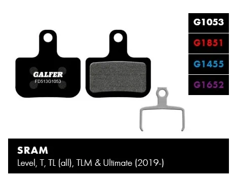 GALFER Brzdové destičky galfer fd513 pro sram - g1053