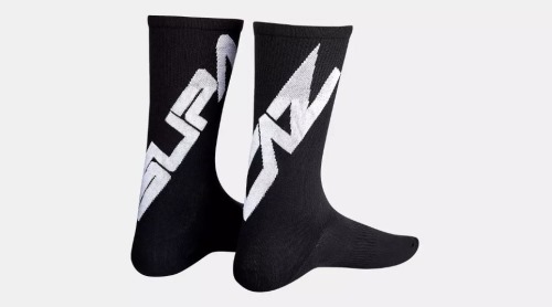 Dámské zimní ponožky SPECIALIZED Supacaz SupaSox Twisted White/Black 01