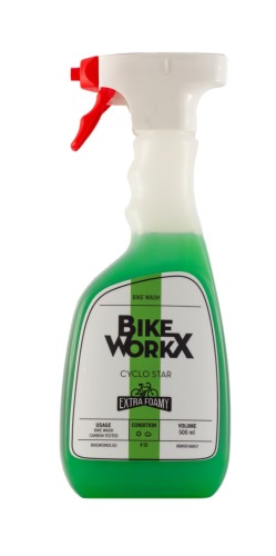 Čistič BIKEWORKX Greener Cleaner 500 ml s rozprašovačem