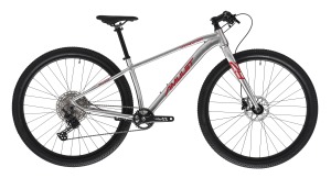 Horské kolo AMULET Youngster 29 1.11 Alu Brushed Transparent/Red 2023 S