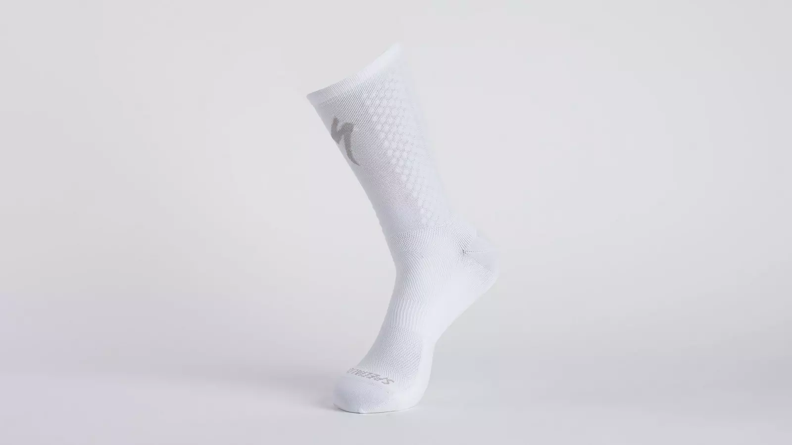 Ponožky SPECIALIZED Knit Tall Sock White/Silver L