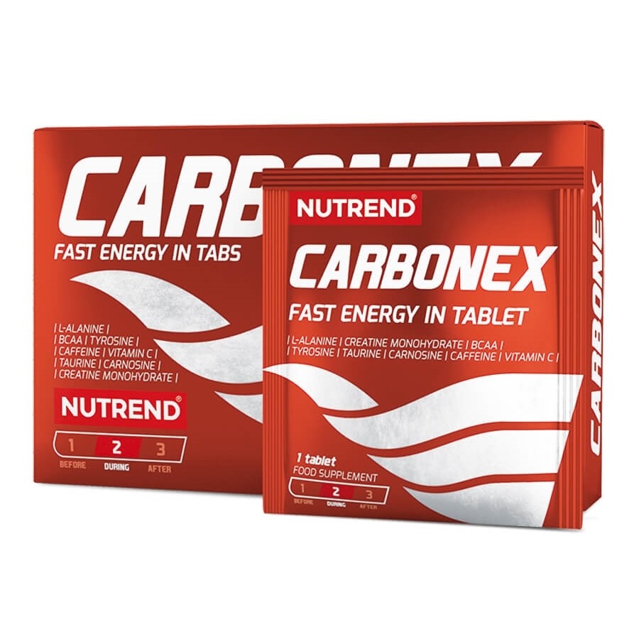 Energetické tablety NUTREND Carbonex 12 ks