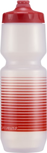 Láhev SPECIALIZED Purist 26oz 750 ml Linear Stripe Clear Red