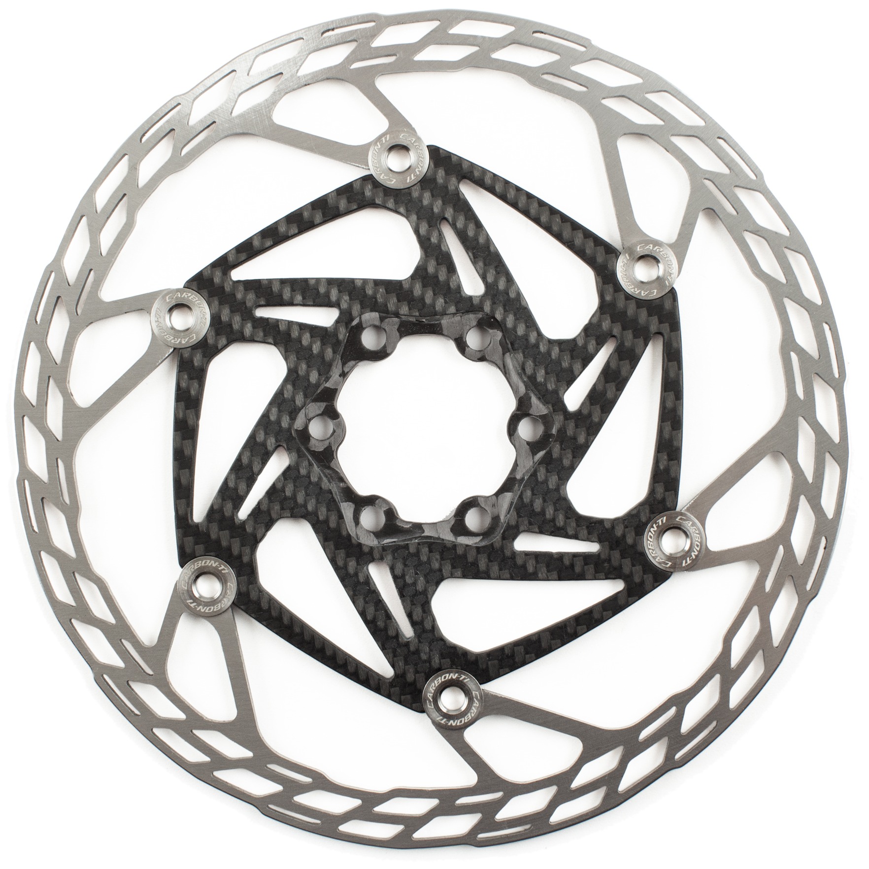 Brzdový kotouč carbon-ti x-rotor steelcarbon 3 6 děr 180 mm