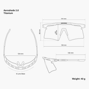 Brýle SCICON Aeroshade 2.0 Titanium Photochromic Black Matt / Photochromic Lenses (6)