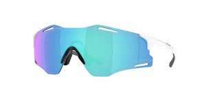 Brýle OAKLEY Cybr Zero Polidhed White Prizm Saphire