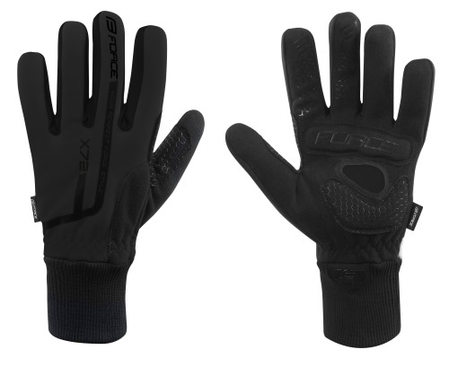 Zimní rukavice FORCE X72 černé 