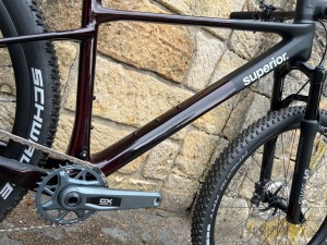 Horské kolo SUPERIOR XP 9.8 Team Sram GX AXS Transmission Matte Carbon/Red Carbon LTD M