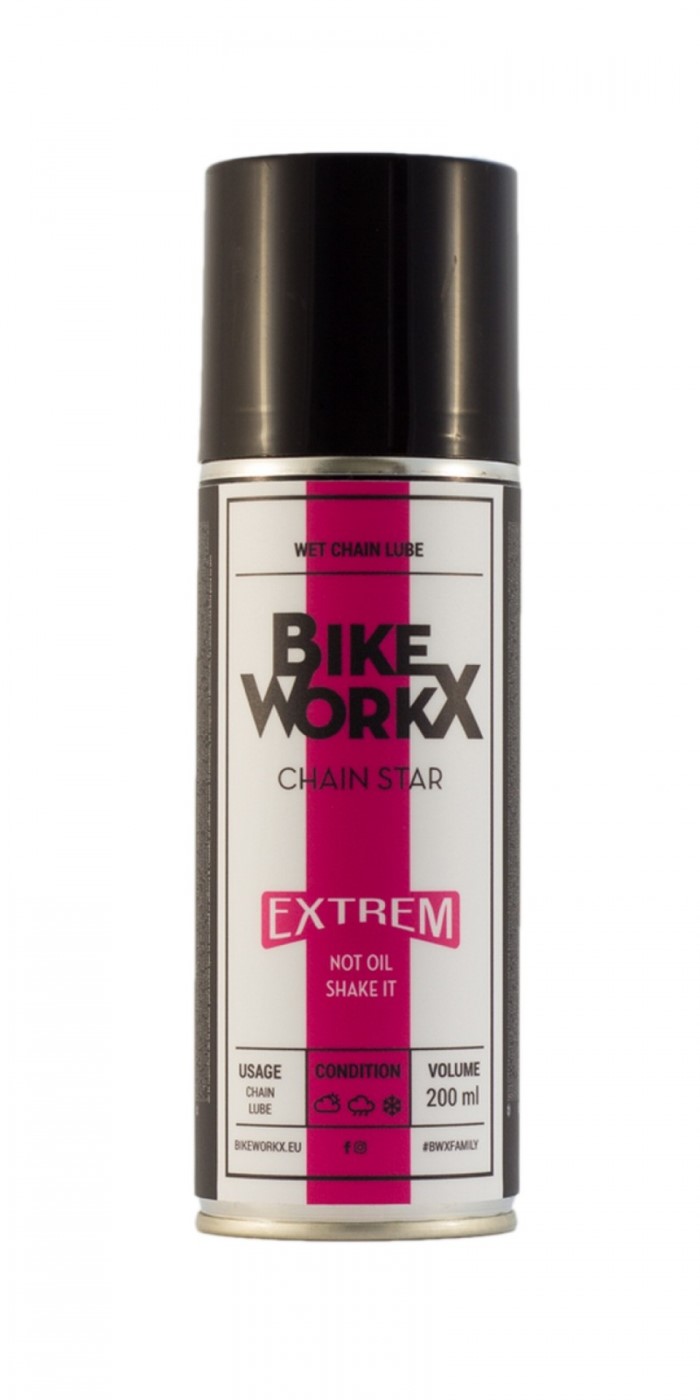 Olej na řetěz BIKEWORKX Chain Star Extreme 200 ml