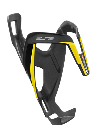 Košík ELITE VICO Carbon matný černý/žlutý