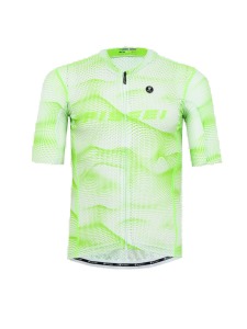 Dres PISSEI Sanremo Bianco/Fluo Green Dres PISSEI Sanremo Bianco/Fluo Green
