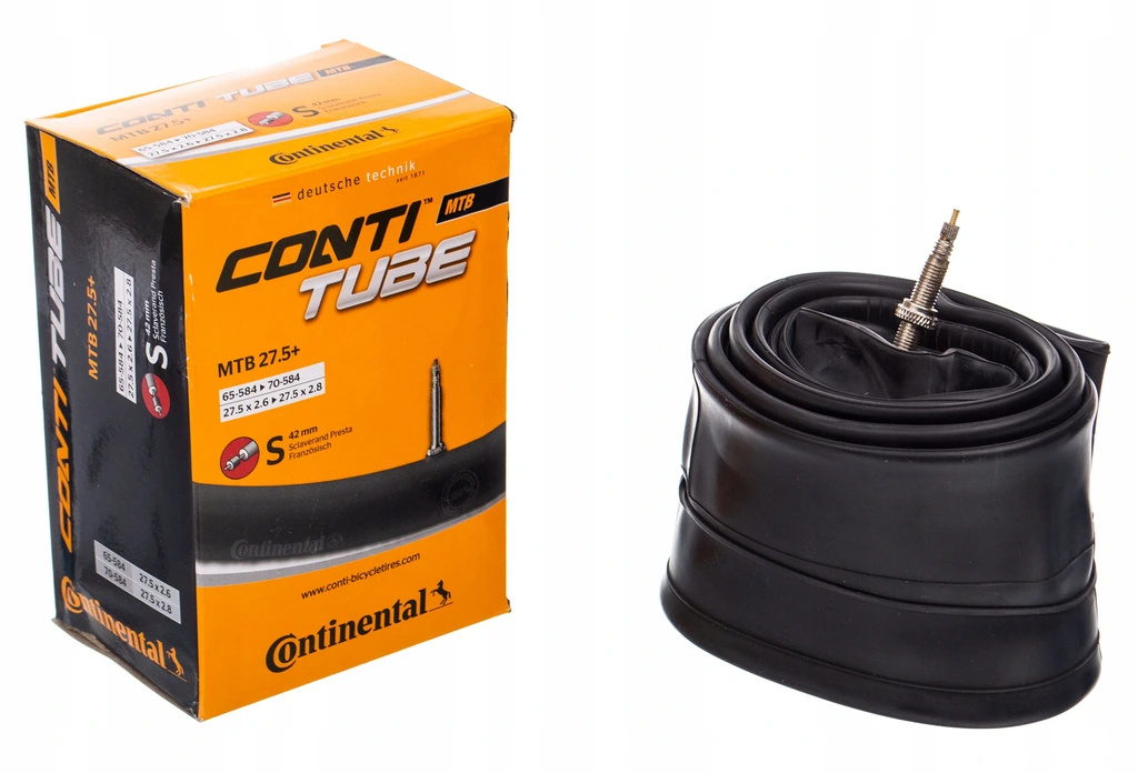 CONTINENTAL Duše continental mtb 27.5+, 584 x 2,6 - 2,8 fv 42 mm