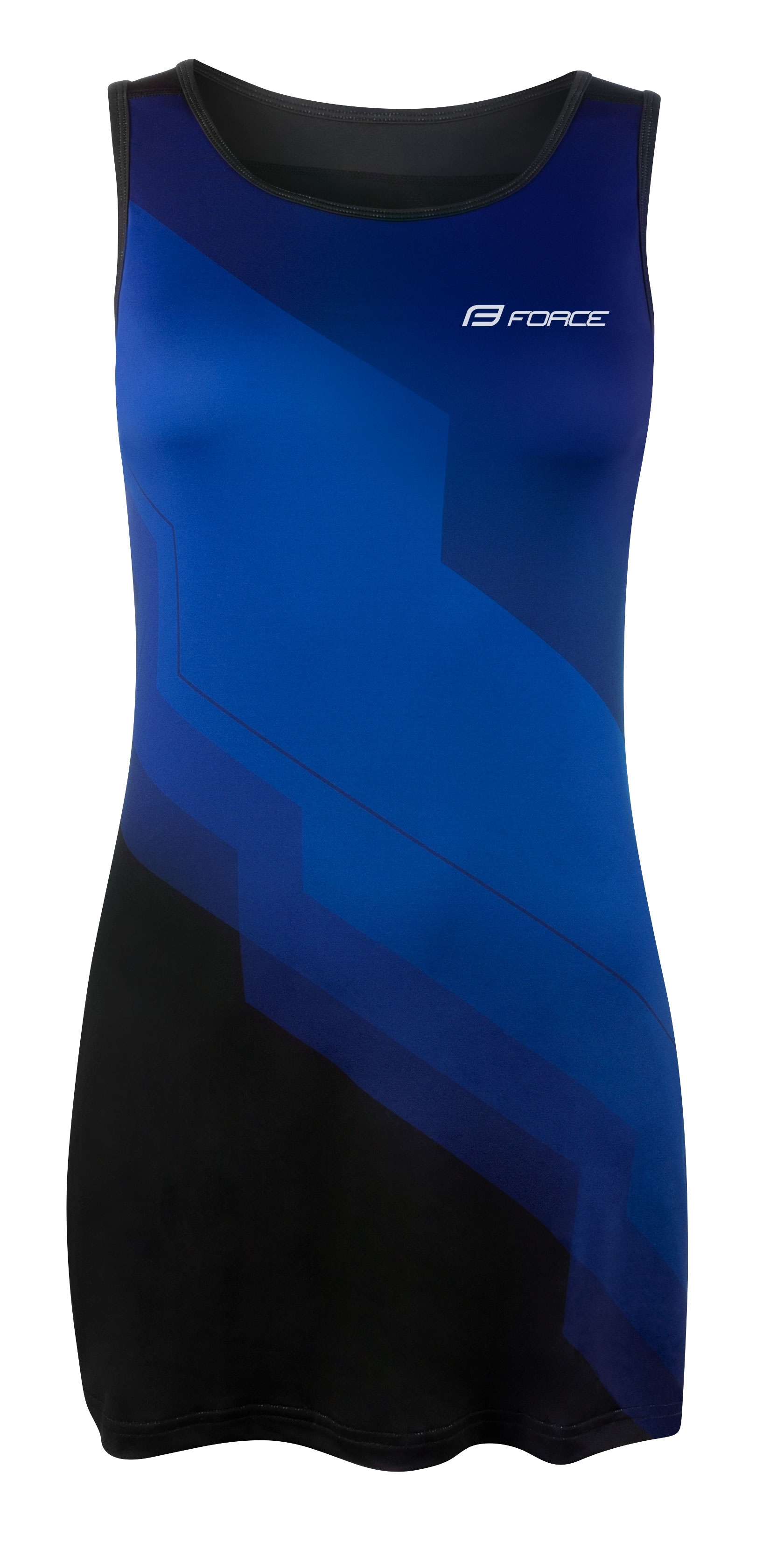 Sportovní šaty FORCE ABBY modro-černé M