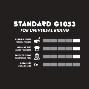 Brzdové destičky GALFER Standard G1053 pro Sram HRD 3 (2)