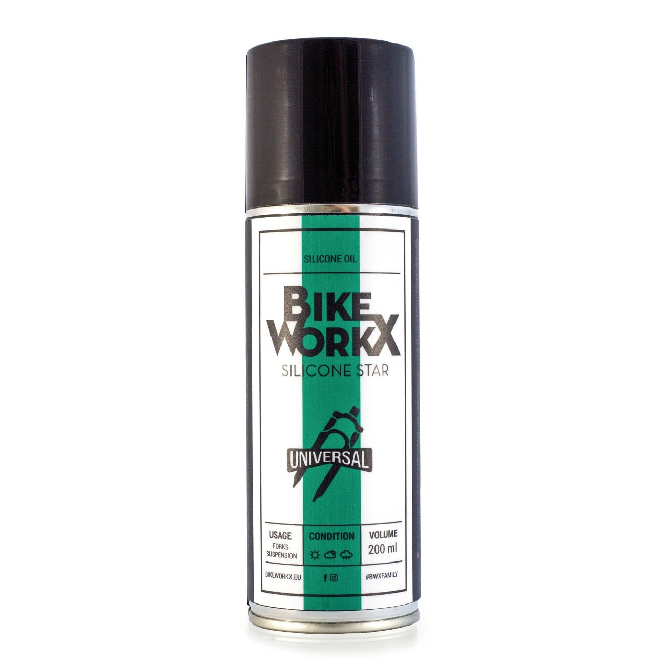 Silikonový olej BIKEWORKX Silicone Spray Universal 200 ml