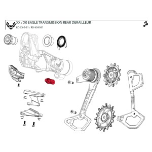 SRAM Setup Key / Cage Lock s pružinou pro Eagle Transmission 1 (1)