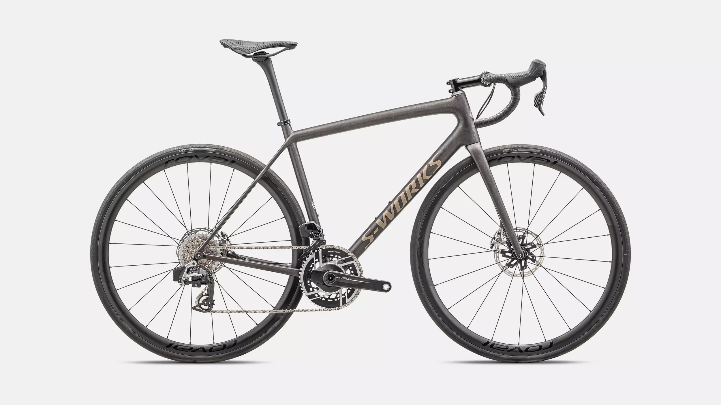 Silniční kolo SPECIALIZED S-WORKS Aethos Sram Red AXS Doping / Gunmetal / Gold 2025 49