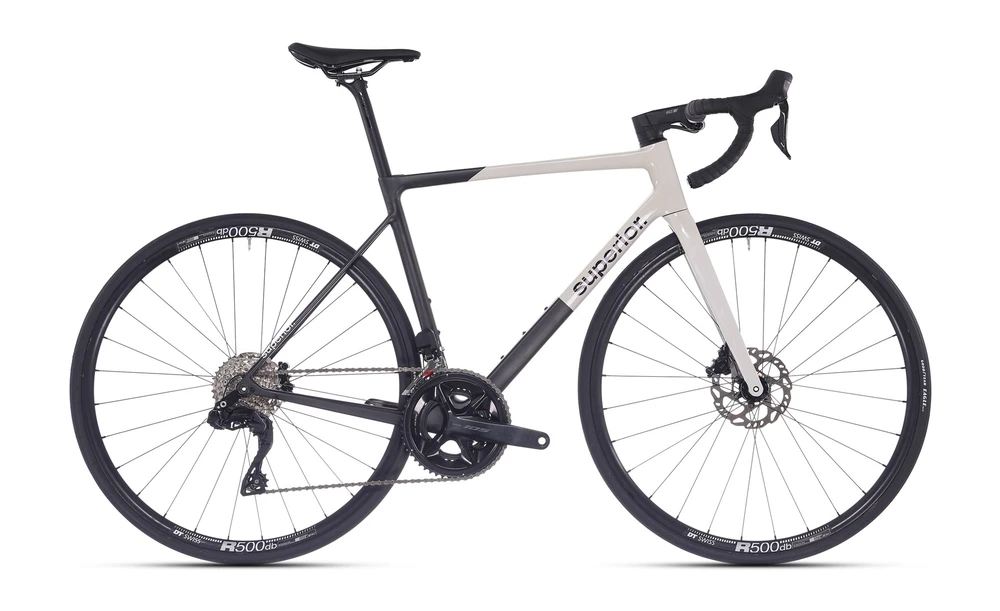 SUPERIOR Silniční kolo superior rr 9.5 matte carbon / white 580 mm (xl)