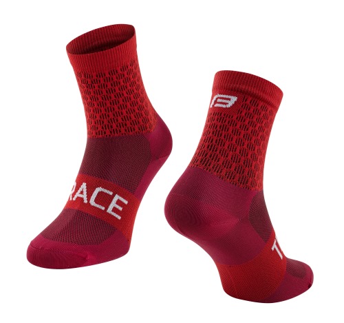 Ponožky FORCE TRACE červené01