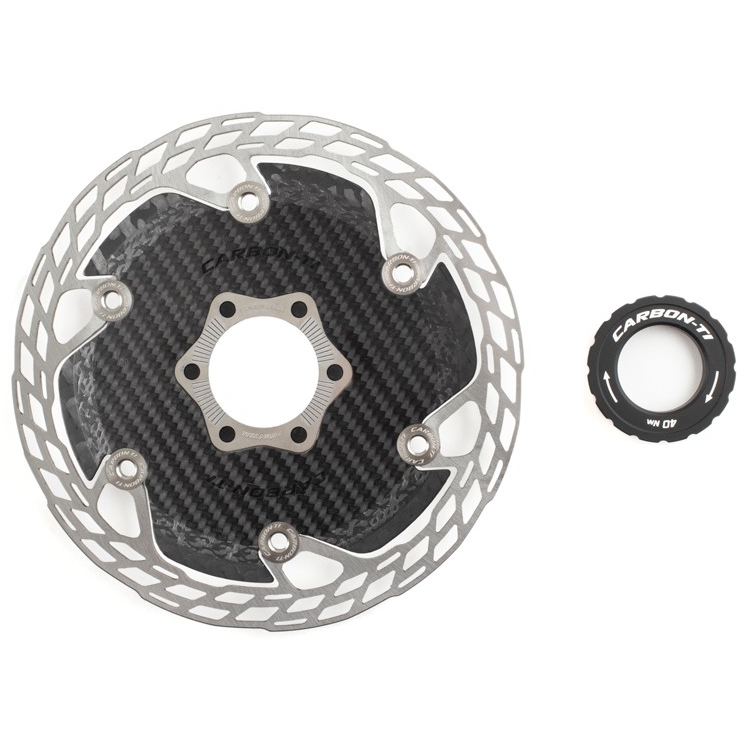Brzdový kotouč carbon-ti x-rotor aero center lock 160 mm