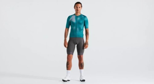Dres SPECIALIZED Men's SL Air Distortion Short Sleeve Jersey Tropical Teal 01