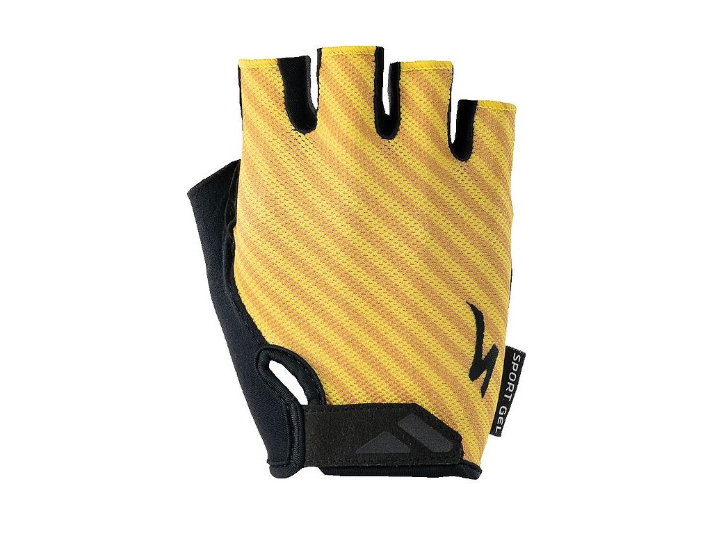Dámské rukavice SPECIALIZED BG Sport Gel Brassy Yellow Stripe L