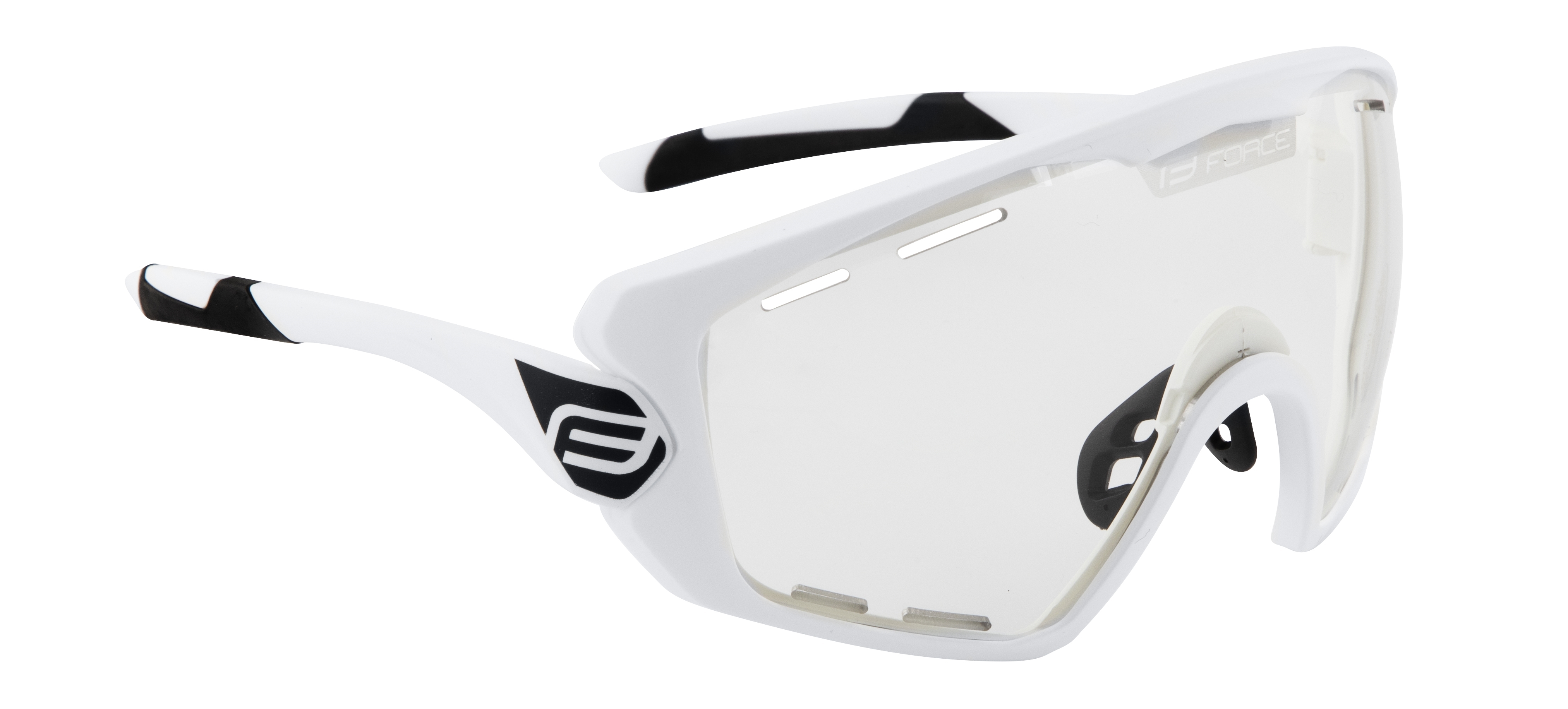 Brýle FORCE Ombro Plus matné bílé, fotochromatická skla