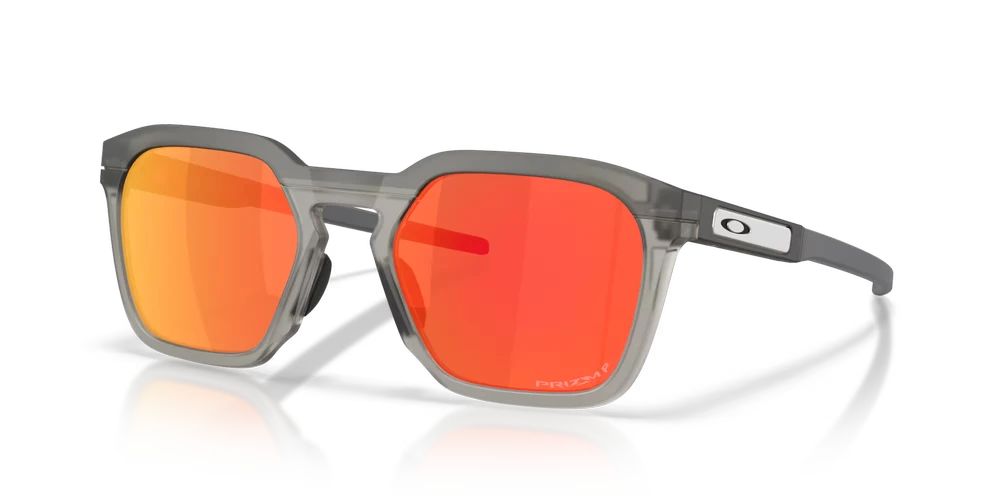 OAKLEY Brýle oakley hstn sq 2.0 matte grey smoke/prizm ruby polarized