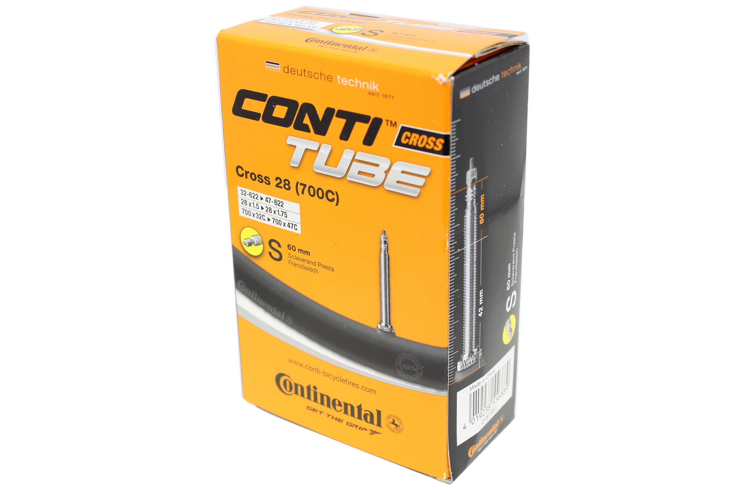 CONTINENTAL Duše continental cross 28, 700 x 32 - 47 mm 60 mm