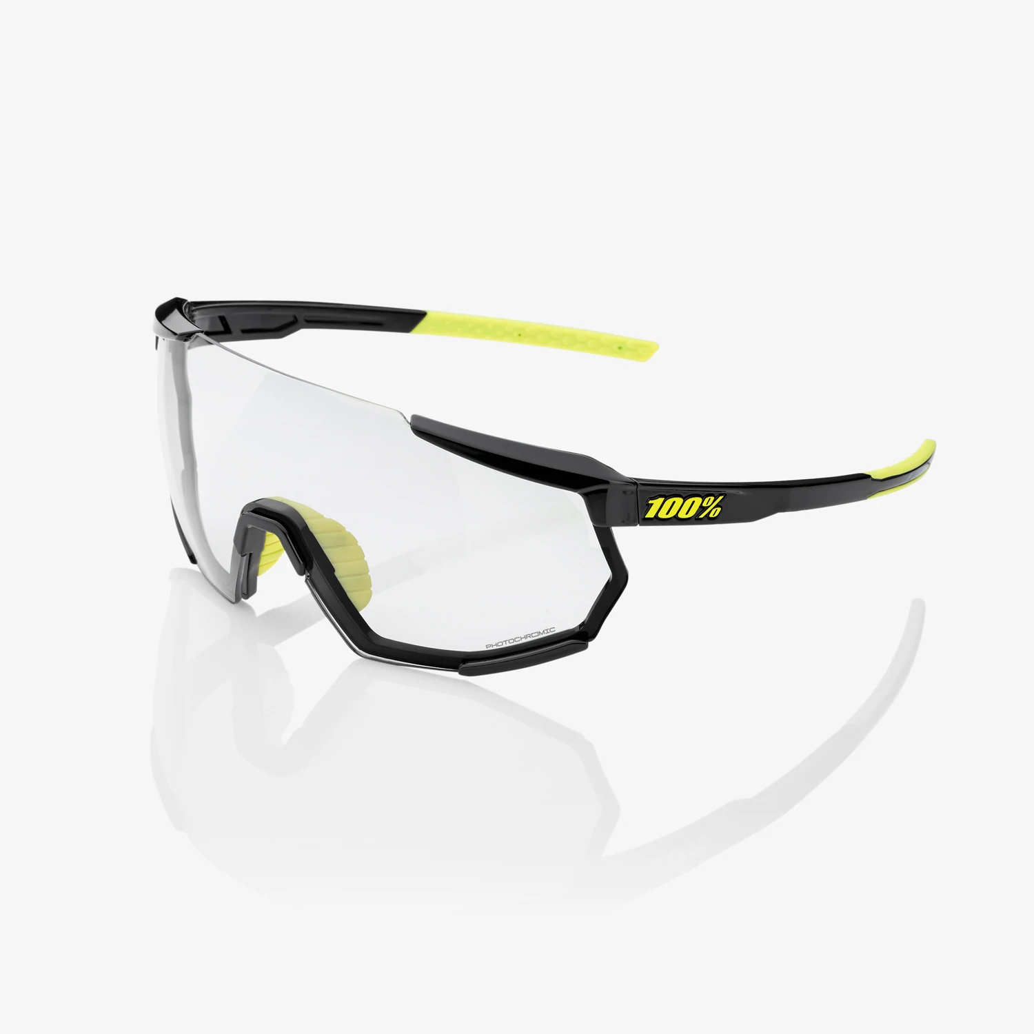Brýle 100% Racetrap 3.0 Gloss Black/Photochromatic