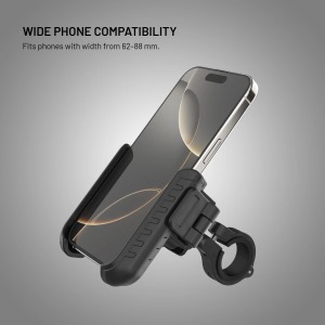 Držák na telefon FIXED Bikee Anti Shock černý (1)