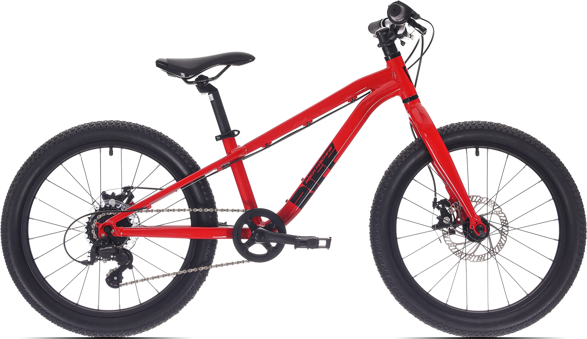 ROCK MACHINE Dětské kolo rock machine riff tr 20 gloss fire red