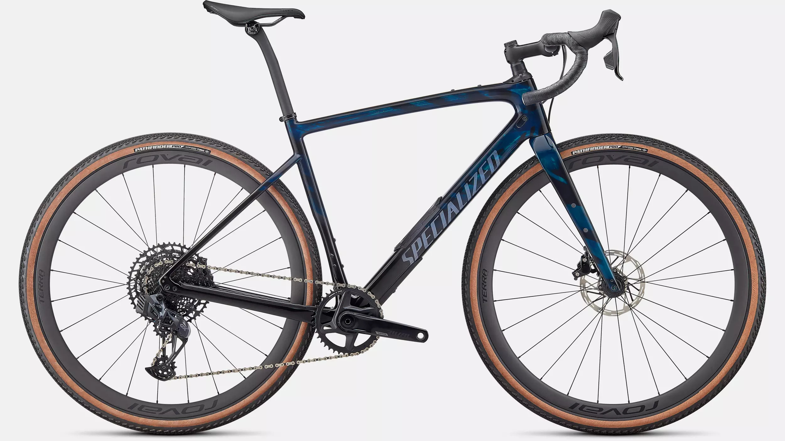 Gravel kolo SPECIALIZED Diverge Expert Carbon Gloss Teal/Carbon/Limestone/Wild 2022 52