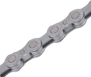 Řetěz KMC e12 EPT 12s Dark Silver 130 článků (1)