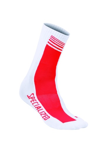 Ponožky SPECIALIZED SL Pro Team Socks White/Red M