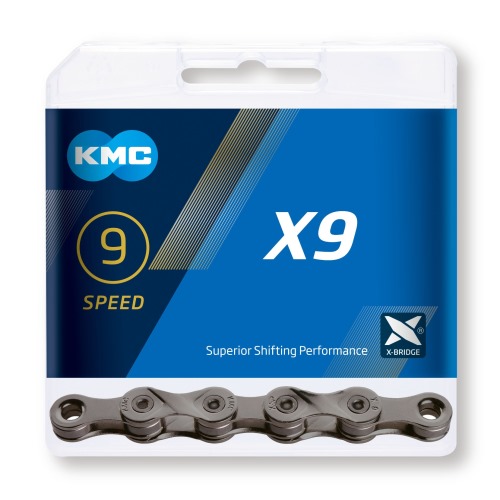 Řetěz KMC X9 Grey 9s 114 článků