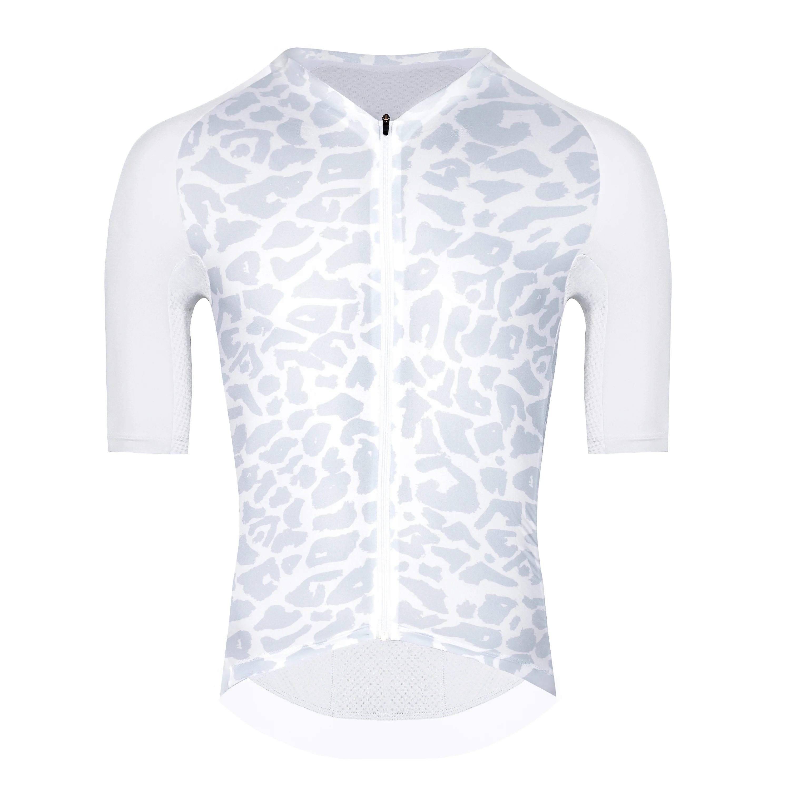 FORCE Dres force leopard krátký rukáv, bílo-šedý xxl