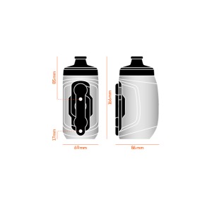 Láhev FIDLOCK magnetická kouřová 450 ml s držákem 3 (3)